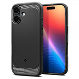 Spigen iPhone 17 Deksel Rugged Armor MagFit Matte Black