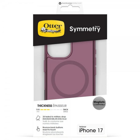 Otterbox iPhone 17 Deksel Symmetry Clear MagSafe Purple Mystery