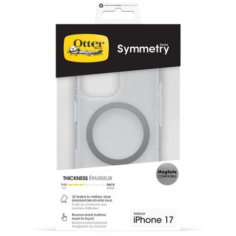 Otterbox iPhone 17 Deksel Symmetry Clear MagSafe Stardust