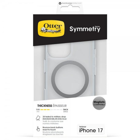Otterbox iPhone 17 Deksel Symmetry Clear MagSafe Transparent