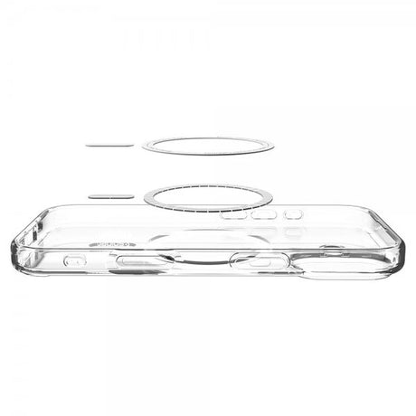 Spigen iPhone 17 Deksel Ultra Hybrid MagFit Clear Graphite