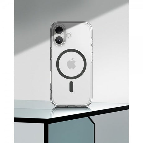 Spigen iPhone 17 Deksel Ultra Hybrid MagFit Clear Graphite