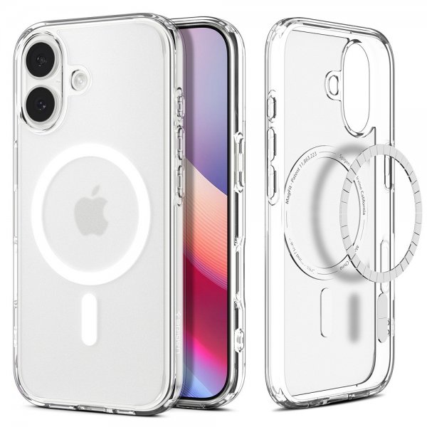 Spigen iPhone 17 Deksel Ultra Hybrid MagFit Frost White
