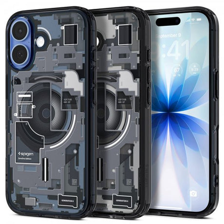 Spigen iPhone 17 Deksel Ultra Hybrid Zero One MagFit Svart