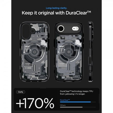 Spigen iPhone 17 Deksel Ultra Hybrid Zero One MagFit Svart