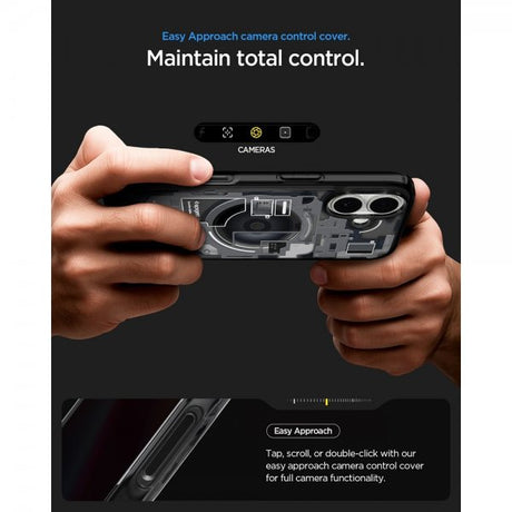 Spigen iPhone 17 Deksel Ultra Hybrid Zero One MagFit Svart