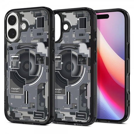 Spigen iPhone 17 Deksel Ultra Hybrid Zero One MagFit Svart
