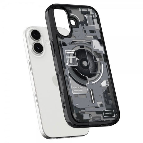 Spigen iPhone 17 Deksel Ultra Hybrid Zero One MagFit Svart