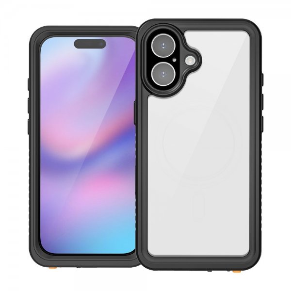 Redpepper iPhone 17 Deksel Vanntett IP68 Svart