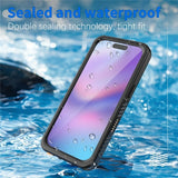 Redpepper iPhone 17 Deksel Vanntett IP68 Svart