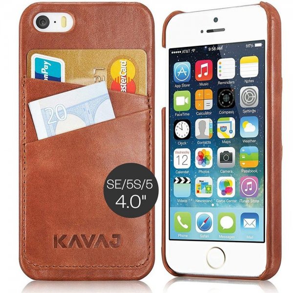 Kavaj iPhone 5/5S/SE 2016 Deksel Tokyo Brun
