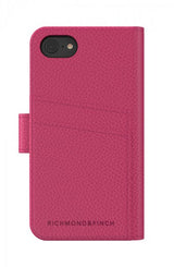 Richmond & Finch iPhone 6/6S/7/8/SE Etui Wallet Löstagbart Deksel Rosa