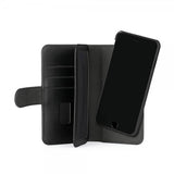 Gear iPhone 6/6S/7/8/SE Etui 7 Kortlomme Löstagbart Deksel Svart