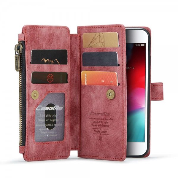 CaseMe iPhone 6/6S/7/8/SE Etui C30 Series Rød