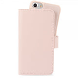 holdit iPhone 6/6S/7/8/SE Etui Wallet Case Extended Magnet Avtakbart Deksel Blush Pink
