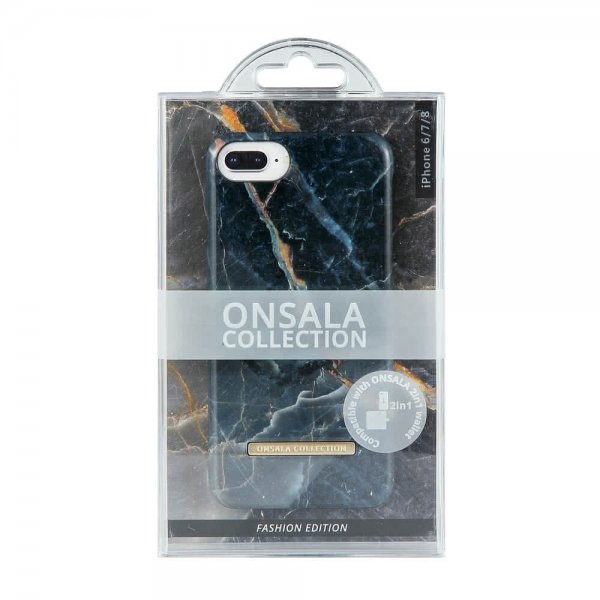 Onsala iPhone 6/6S/7/8/SE Deksel Fashion Edition Grey Marble