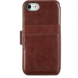 holdit iPhone 6/6S/7/8/SE Etui Berlin Löstagbart Deksel Dark Brown