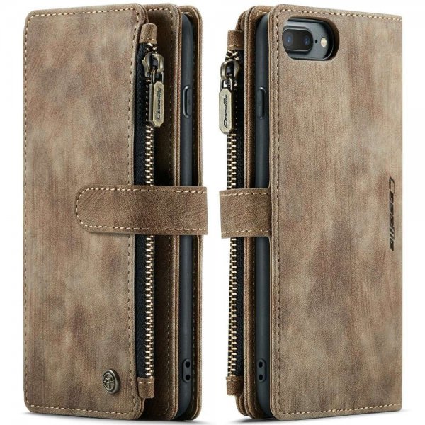 CaseMe iPhone 6/6S Plus/7 Plus/8 Plus Etui C30 Series Brun