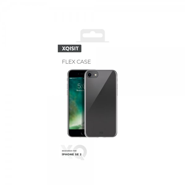 Xqisit iPhone 7/8/SE Deksel Flex Case Transparent