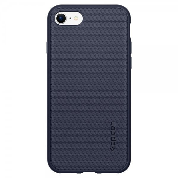 Spigen iPhone 7/8/SE Deksel Liquid Air Midnight Blue