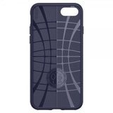 Spigen iPhone 7/8/SE Deksel Liquid Air Midnight Blue