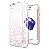 Spigen iPhone 7/8/SE Deksel Liquid Crystal Shine Pink