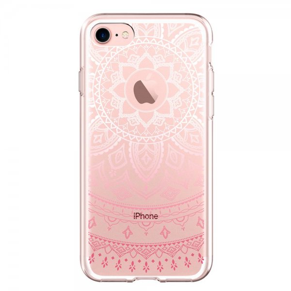 Spigen iPhone 7/8/SE Deksel Liquid Crystal Shine Pink