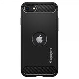 Spigen iPhone 7/8/SE Deksel Rugged Armor Matte Black