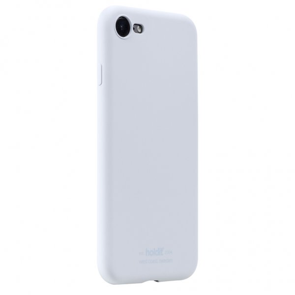 holdit iPhone 7/8/SE Deksel Silikon Mineral Blue