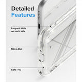 Ringke iPhone 7/8/SE Deksel Air Glitter Clear
