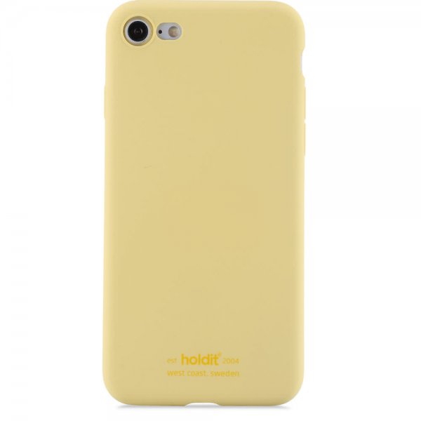 holdit iPhone 7/8/SE Deksel Silikon Gul