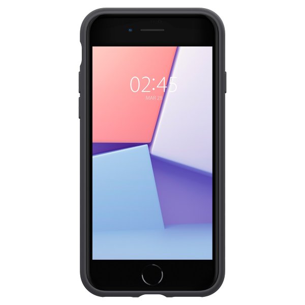 Spigen iPhone 7/8/SE Deksel Silicone Fit Svart