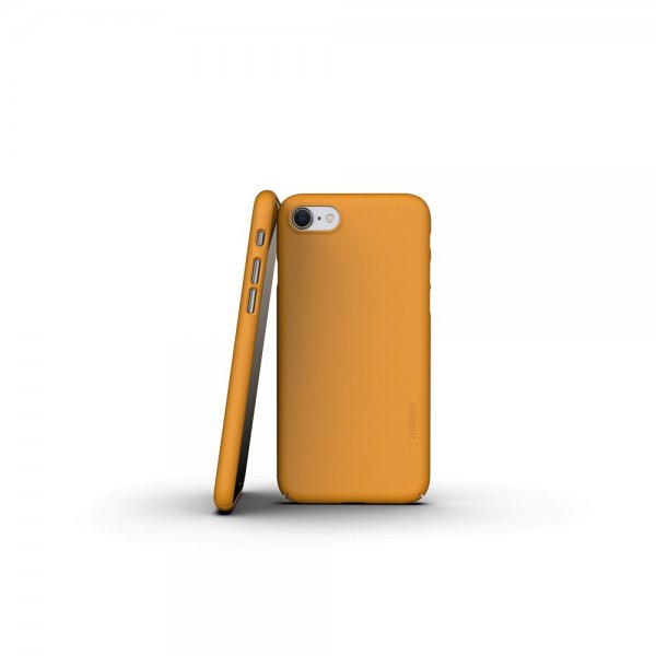 Nudient iPhone 7/8/SE Deksel Thin Case V3 Saffron Yellow