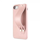 Guess iPhone 7/8/SE Deksel Saffiano Strap Case Rosegull