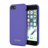 Guess iPhone 7/8/SE Deksel Silikoni Logo Lilla