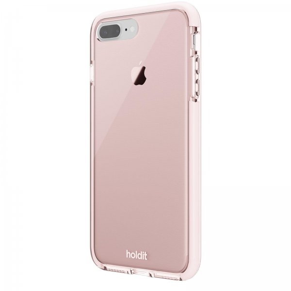 holdit iPhone 7 Plus/iPhone 8 Plus Deksel Seethru Blush Pink