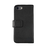 Rvelon iPhone 7/8/SE Etui Ekte Skinn Svart