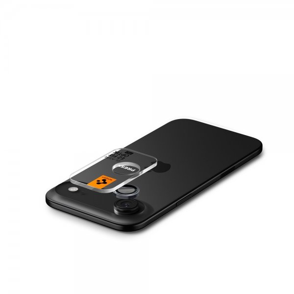 Spigen iPhone Air Kamerabeskytter GLAS.tR EZ Fit Optik Pro 2-pakning Grå