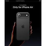 Spigen iPhone Air Kamerabeskytter GLAS.tR EZ Fit Optik Pro 2-pakning Grå