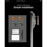 Spigen iPhone Air Kamerabeskytter GLAS.tR EZ Fit Optik Pro 2-pakning Gull