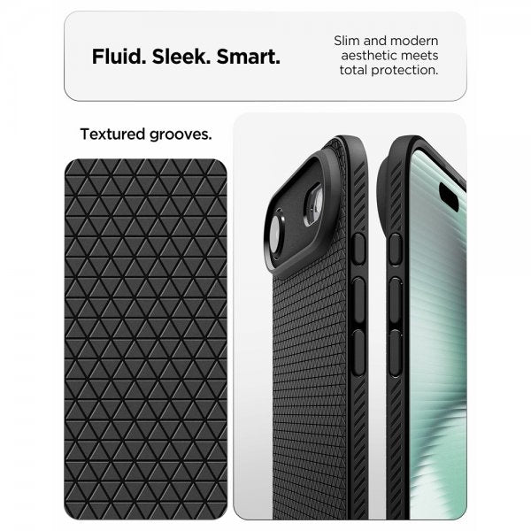 Spigen iPhone Air Deksel Liquid Air Matte Black