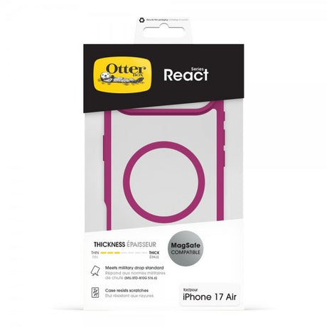 Otterbox iPhone Air Deksel React MagSafe Pink Awakening