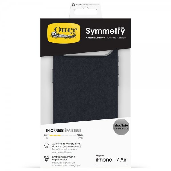 Otterbox iPhone Air Deksel Symmetry Cactus Leather MagSafe Blue Sentiment
