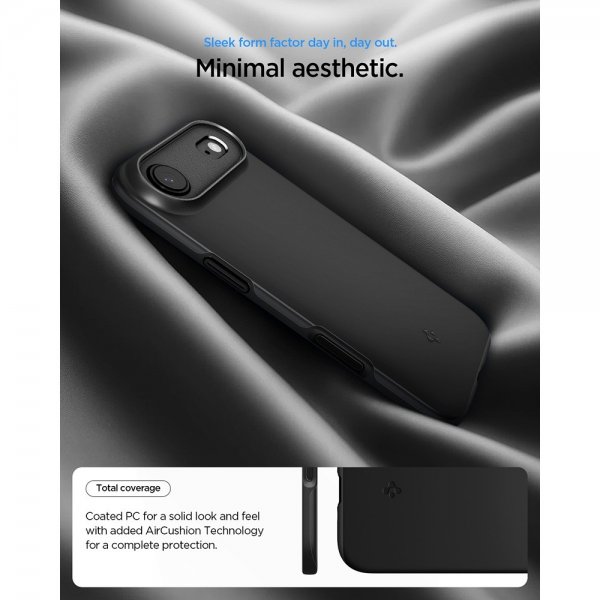 Spigen iPhone Air Deksel Thin Fit MagFit Svart