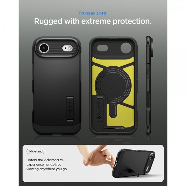 Spigen iPhone Air Deksel Tough Armor T MagFit Svart