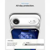 Spigen iPhone Air Deksel Ultra Hybrid MagFit Clear Graphite