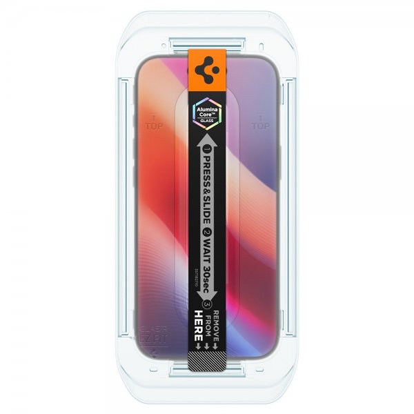 Spigen iPhone Air Skjermbeskytter GLAS.tR EZ Fit Privacy 2-pakning