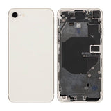 iPhone SE 2020 Bakside med Komplett Ramme OEM - Hvit