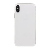 iPhone X bakside med komplett ramme Premium - Silver