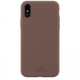 holdit iPhone X/Xs Deksel Silikon Dark Brown